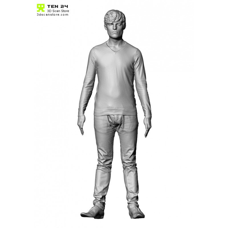 Shaded Male 10 Pose 3